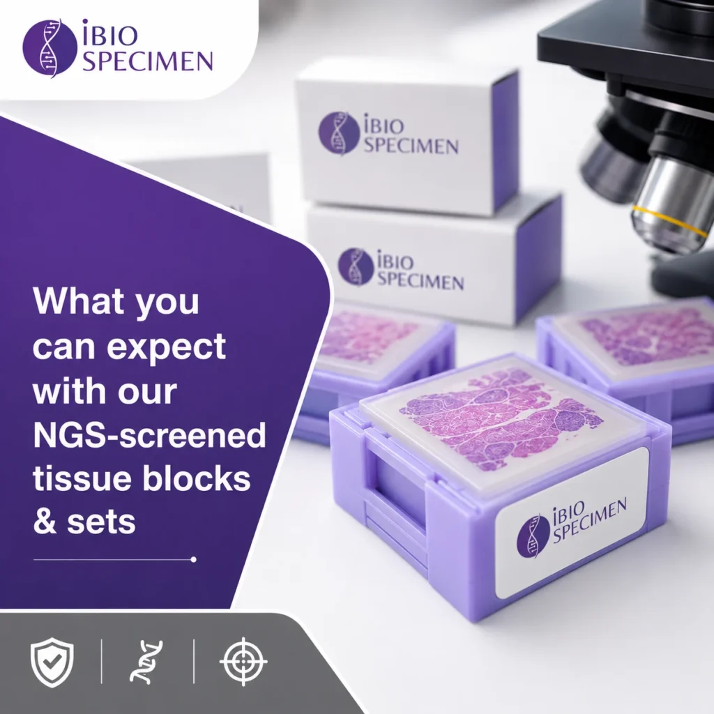NGS-screened tissue blocks